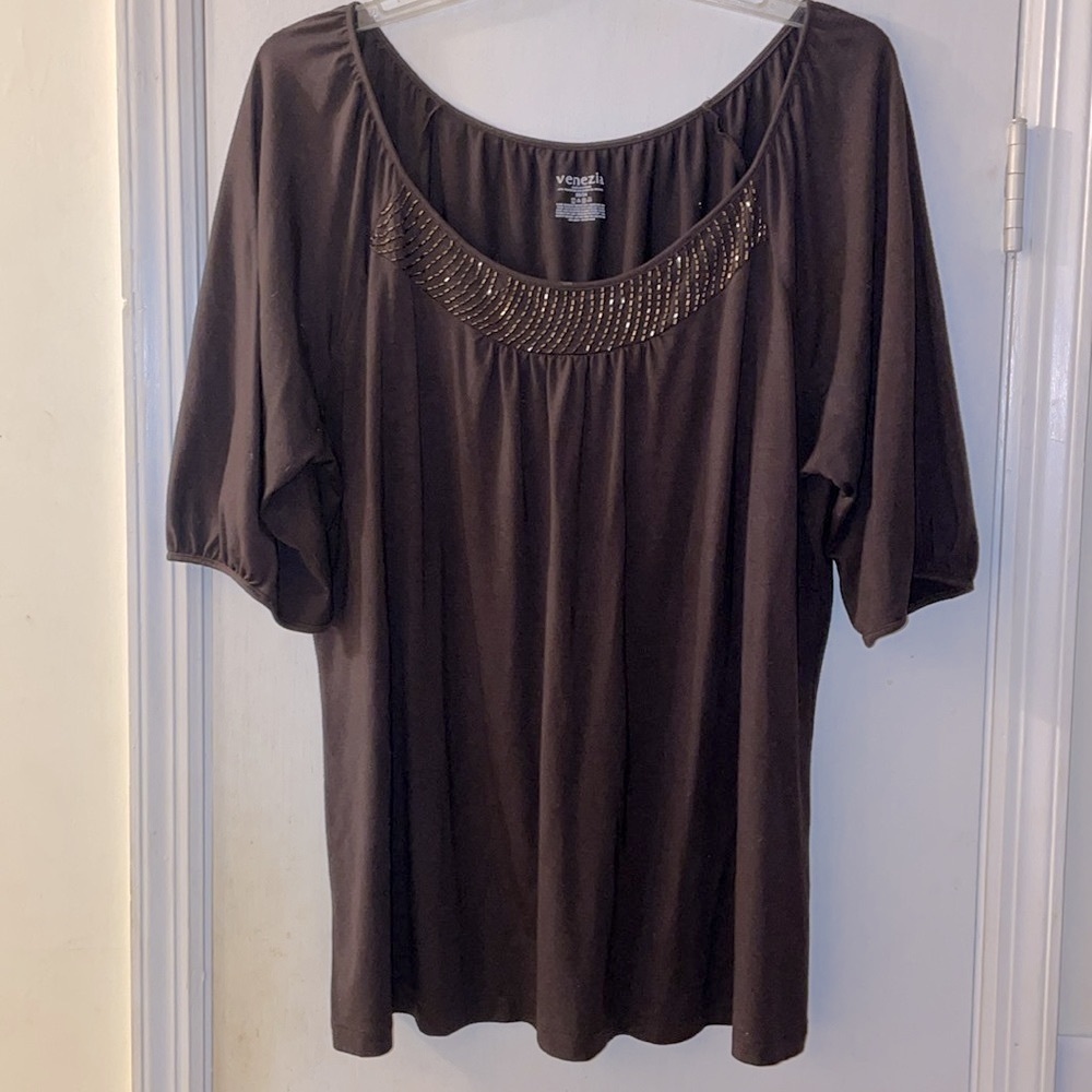 Venezia blouse with beaded embellishments​​​